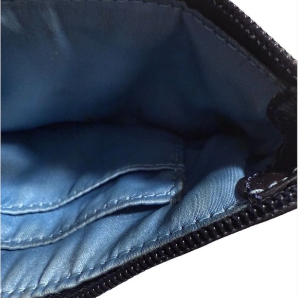 Coach Red White Blue Logo Wristlet - Picture 5 of 7